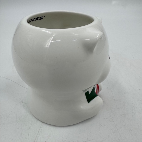 Starbucks Bearista Bear Mug White Holding Coffee Cup Christmas Holiday Ceramic - Picture 3 of 5